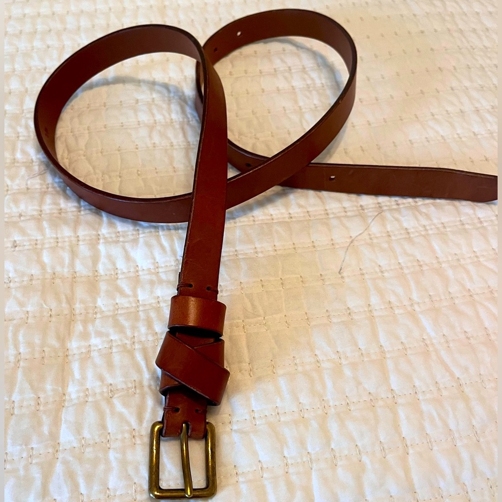 Casual brown belt